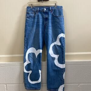 Levi’s vintage 501 W31 L26 painted jeans